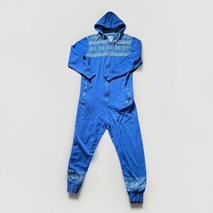 Womens One Piece Pajamas Sweatshirt Fleece D-Code by Tokyo Laundry Aztec Pattern